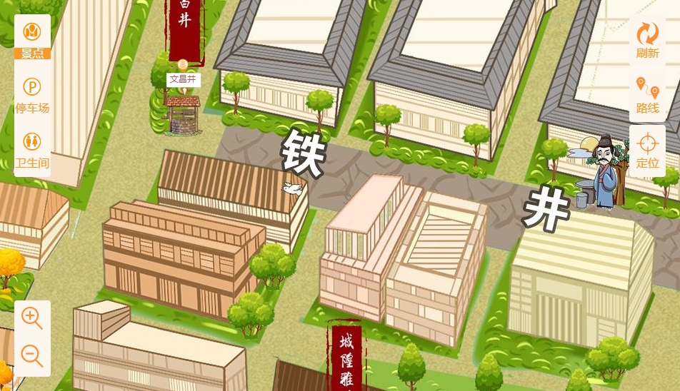 沁县智慧景区：手绘地图与语音导览的完美融合