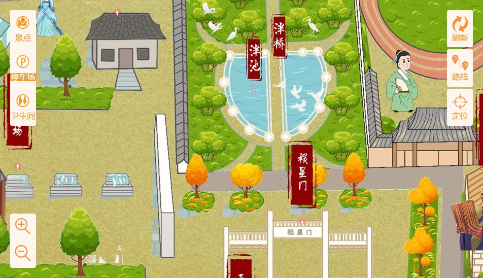 沁县手绘地图景区语音讲解导览系统：智慧景区建设的基石